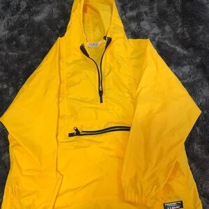 L.L. Bean Vibrant Yellow Hooded Jacket